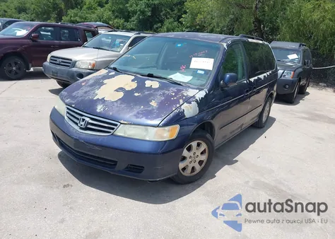 2004 Honda Odyssey Ex из США, поврежденный, VIN 5FNRL18844B117215